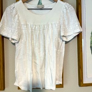 Small Lucky Brand blouse. White.